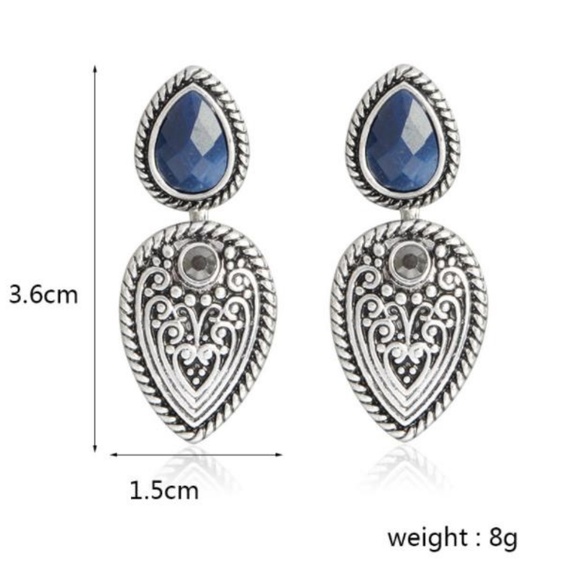 NEW boho floral print ear jackets - Picture 6 of 6